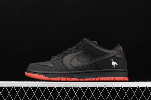 All categories Nk SB Dunk Series Nk SB Dunk Low Low-top sneakers J version Black Pigeon x NK SB Dunk low Trd QS Black Pigeon Retro low-top all-match casual sports skateboard shoes 883232-008